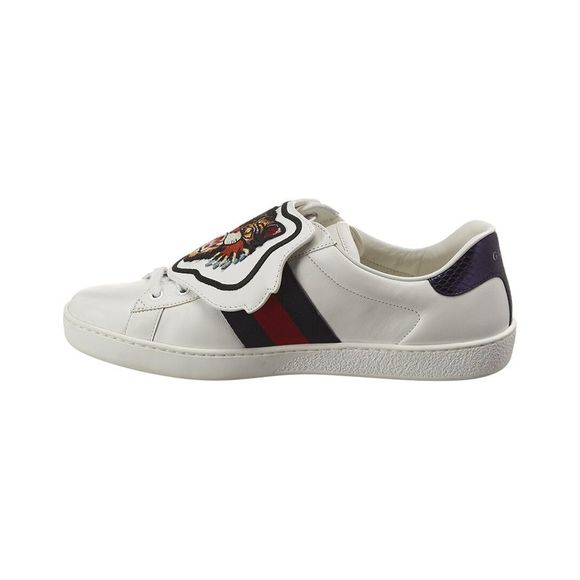 Gucci Ace Removeable Patch Leather Sneaker - Picture 2 of 5